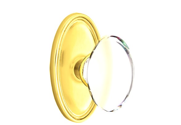 Emtek Hampton Knob Concealed Screws With Oval Rosette