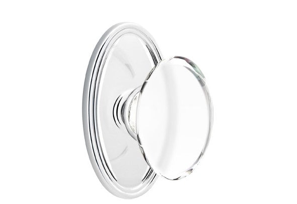 Emtek Hampton Knob Concealed Screws With Oval Rosette