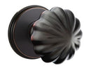 Emtek Melon Knob Concealed Screws With Watford Rosette