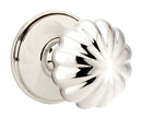 Emtek Melon Knob Concealed Screws With Watford Rosette
