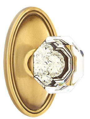 Emtek Old Town Knob With Oval Rosette