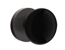 EMTEK Modern Brass Ebony Knob Concealed Screw with Disk Rosette