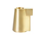 Emtek Modern Rectangular Single Point Lock with L Square Key in Knurled Lever