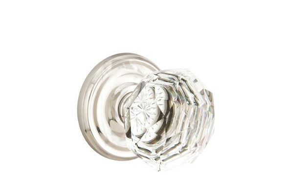Emtek Diamond Knob With Regular Rosette