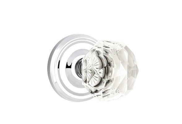 Emtek Diamond Knob Concealed Screws With Regular Rosette