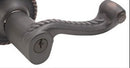 Emtek Rope Lever Key In Knob Lockset Single Cylinder with Rectangular Rosette