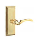 Emtek Coventry Lever with 7” Wilshire Sideplate