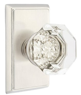 Emtek Old Town Knob Concealed Screws With Rectangular Rosette