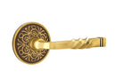 Emtek Santa Fe Lever Concealed Screws with Lancaster Rosette