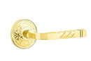 Emtek Santa Fe Lever Concealed Screws with Lancaster Rosette