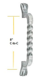Emtek Wrought Steel San Carlos 8" Pull