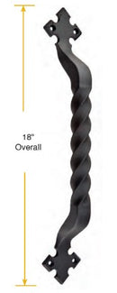 Emtek Wrought Steel San Carlos 18" Pull