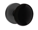EMTEK Modern Brass Ebony Knob Concealed Screw with Disk Rosette