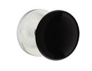EMTEK Modern Brass Ebony Knob Concealed Screw with Disk Rosette