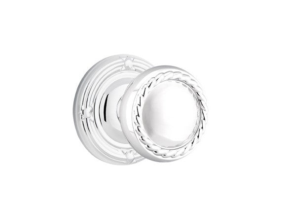 Emtek Rope Knob With Ribbon & Reed Rosette