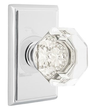 Emtek Old Town Knob Concealed Screws With Rectangular Rosette