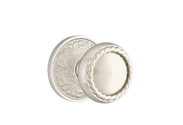 Emtek Rope Knob With Lancaster Rosette