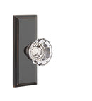 Emtek Astoria Knob With 7” Wilshire Sideplate