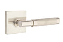 Emtek Select T-BAR Knurled Lever with Square Rosette