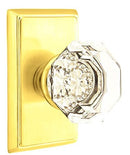 Emtek Old Town Knob Concealed Screws With Rectangular Rosette