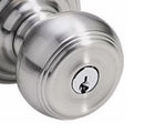 Emtek Waverly Knob Key In Knob Lockset Dummy, Pair with Rope Rosette