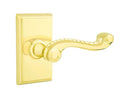 Emtek Rope Lever Concealed Screws with Rectangular Rosette
