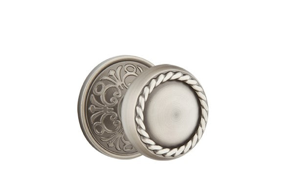Emtek Rope Knob With Lancaster Rosette