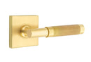 Emtek Select T-BAR Knurled Lever with Square Rosette