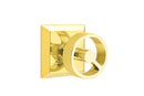 Emtek Concealed Fastener Spoke Knob with Quincy Rosette
