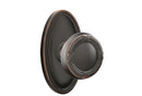 Emtek Ribbon & Reed Knob With Oval Rosette