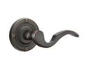 Emtek Cortina Lever Concealed Screws with Ribbon & Reed Rosette