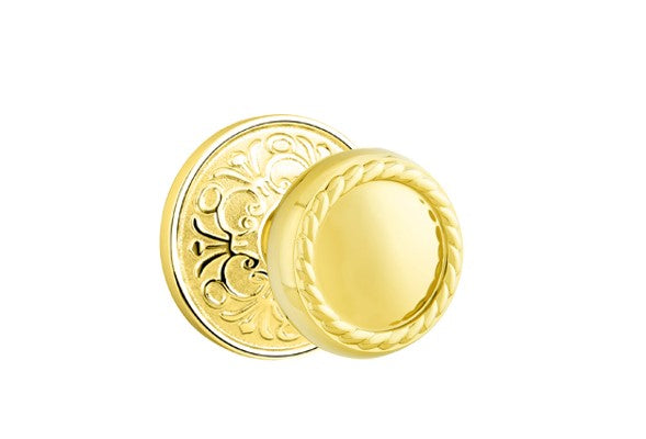 Emtek Rope Knob With Lancaster Rosette