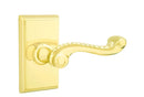 Emtek Rope Lever Concealed Screws with Rectangular Rosette