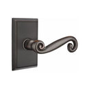 Emtek Rustic Lever Concealed Screws with Rectangular Rosette