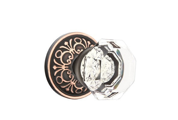 Emtek Old Town Knob Concealed Screws With Lancaster Rosette