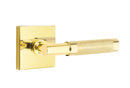 Emtek Select T-BAR Knurled Lever with Square Rosette