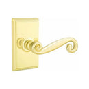 Emtek Rustic Lever Concealed Screws with Rectangular Rosette