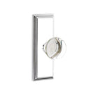 Emtek Providence Knob With 7” Wilshire Sideplate