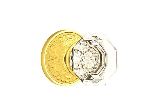 Emtek Old Town Knob Concealed Screws With Lancaster Rosette