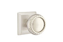 Emtek Rope Knob With Quincy Rosette