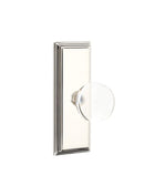 Emtek Bristol Knob With 7” Wilshire Sideplate