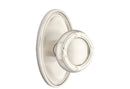 Emtek Ribbon & Reed Knob Concealed Screws With Oval Rosette