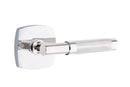 Emtek Select T-BAR Knurled Lever Concealed Screws with Urban Modern Rosette