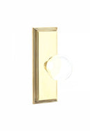 Emtek Bristol Knob With 7” Wilshire Sideplate