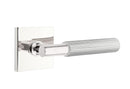 Emtek Select T-BAR Straight Knurled Lever with Square Rosette