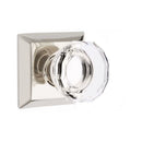 Emtek Lowell Knob Concealed Screws With Quincy Rosette