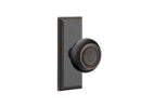 Emtek Belmont Knob With 7” Wilshire Rosette