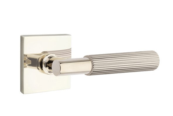 Emtek Select T-BAR Straight Knurled Lever with Square Rosette
