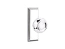 Emtek Belmont Knob Concealed Screws With 7” Wilshire Rosette