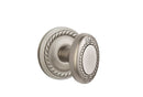 Emtek Beaded Egg Knob Concealed Screws With Rope Rosette